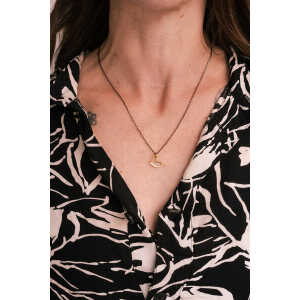 ALMA -Faire Streetwear & Schmuck- Halskette “KORA” aus Messing mit Herz