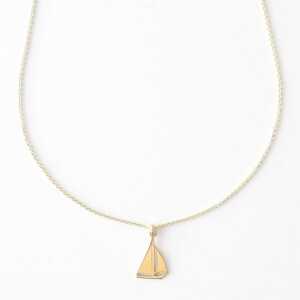 BELLYBIRD Jewellery Kinderkette – kleines Boot, Anhänger/ Silber/ Silber vergoldet