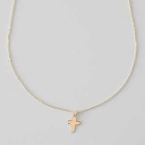 BELLYBIRD Jewellery Kinderkette – kleines Kreuz, Anhänger/ Silber/ Silber vergoldet