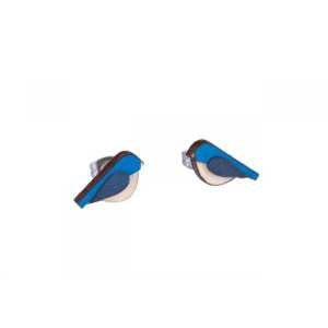 BeWooden Ohrstecker mit Holzdetails | “Bird” Ohrringe | 2 Farbvarianten