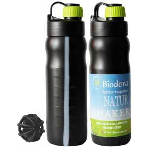 Biodora Shaker Trinkflasche 0,5 Liter
