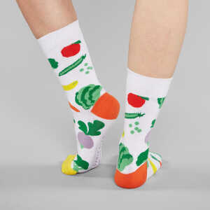 DEDICATED Sigtuna Socken Vegetables – White