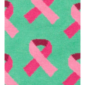 DillySocks Pink Ribbon Charity Socken