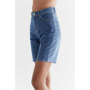 EVERMIND – Damen Jeans Short aus Bio-Baumwolle WA3020