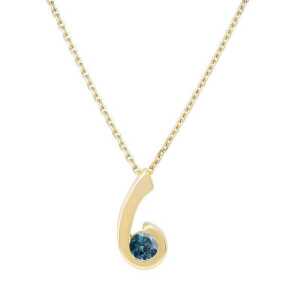 Eppi Elegante Halskette mit blauem Diamanten Renu