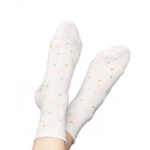 FellHerz Konfetti-Socken mit Muschelsaum