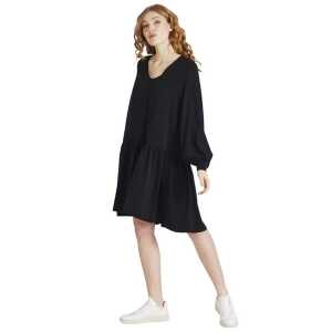 Givn Berlin Damen Volant-Kleid aus LENZING ECOVERO “Romy”