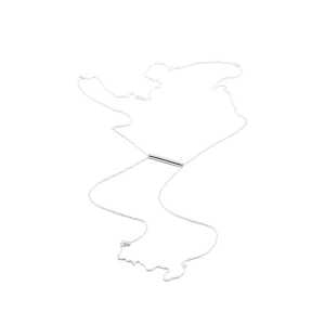 Jonathan Radetz Jewellery Kette BELONG, Silber 925, Sterlingsilber, Länge 80 cm oder 100 cm, verstellbar ohne Verschluss, Handmade in Germany