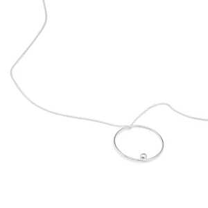 Jonathan Radetz Jewellery Kette EFFECT, Silber 925, Sterlingsilber, Länge 43 -53 cm, Durchmesser 30mm, Handmade in Germany, JRJ