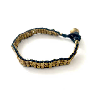 KIKOONI Dokra Armband “Flat Snake”