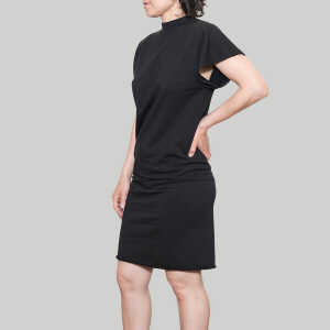 KOLO Berlin Kleid Papill Midi aus Bio-Baumwolle – schwarz – unisex