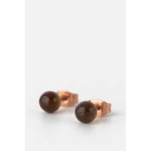 Kerbholz Ohrring mit Perle aus Holz ‘PEARL EARRING’ // hochwertiger Edelstahl //