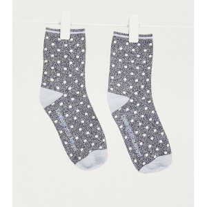 KnowledgeCotton Apparel Socken – HONEY Lurex Glitter Dot Socks – aus Bio-Baumwolle & recyceltem Polyester