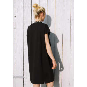 Lena Schokolade Kleid Triangle schwarz aus Bio-Baumwolle