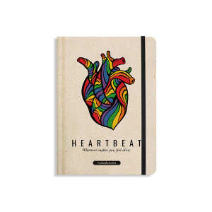 Matabooks Nachhaltiges Notizbuch A5 – Nari “Heartbeat”