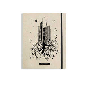 Matabooks Notizbuch Graspapier “Luna” (black/Carton) – Swiss Brochure
