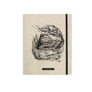 Matabooks Notizbuch Graspapier “Snail” (black/carton) – Swiss Brochure