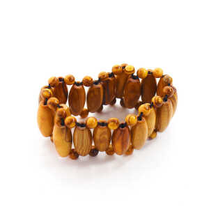 Mitienda Shop Armband aus Holz Perlen – Holzschmuck