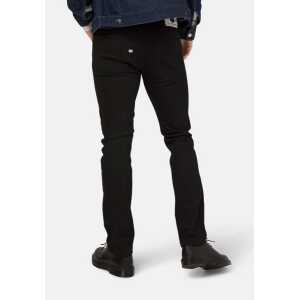Mud Jeans Jeans Slim Fit – Lassen – dip dry black