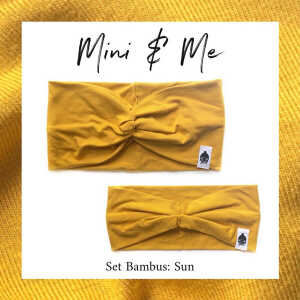 Mützenmafia Bambus Stirnband Set “Mini&Me”