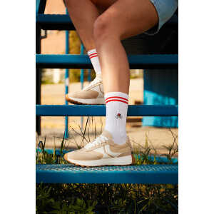 Natural Vibes Fahrrad Socken Bio GOTS |Bunte Socken |Herren Damen Socken |