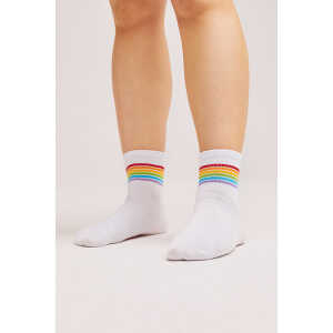 Natural Vibes Rainbow Sneaker Socken Bio GOTS |Bunte Socken |Herren Damen Socken |
