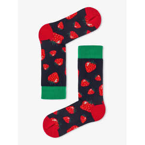 Natural Vibes Socken mit Erdbeeren Bio GOTS |Bunte Socken |Herren Damen Socken