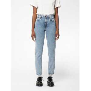Nudie Jeans Highwaist Jeans – Breezy Britt – aus Bio-Baumwolle