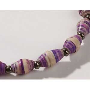 PEARLS OF AFRICA Filigranes Armband aus Papierperlen “ACHOLI” recycelt