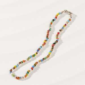PEARLS OF AFRICA Halskette aus afrikanischen Glasperlen “MURANO”
