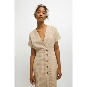 Rita Row Kariertes Kleid aus reycelter Baumwolle und Ecovero