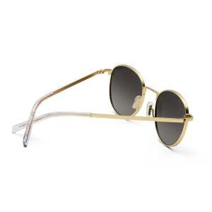 TAKE A SHOT Runde Schmale Edelstahl Sonnenbrille für Damen und Herren – ARIN Kollektion