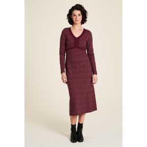 TRANQUILLO Tailliertes elegantes Jersey-Kleid (W23E05)