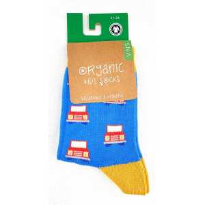 VNS Organic GOTS zertifizierte Biobaumwolle Socken mit Auto ” Print “