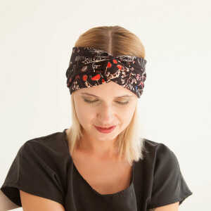 WiDDA berlin Stirnband “Pusteblume” mit floralem Muster