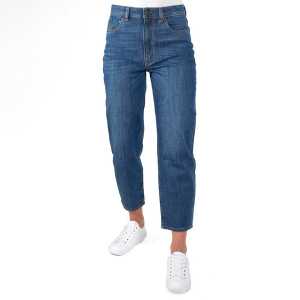fairjeans Damen-Jeans MOMS mit hohem, anliegendem Bund, aus Bio-Cotton
