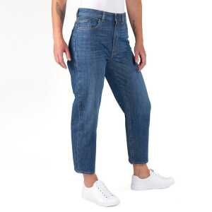 fairjeans Damen-Jeans MOMS mit hohem, anliegendem Bund, aus Bio-Cotton
