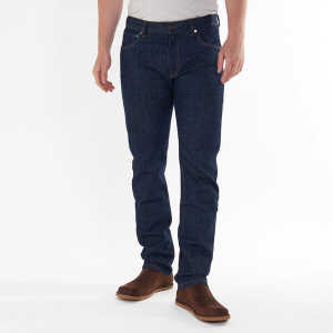 fairjeans dunkelblaue basic Jeans “Regular Navy” aus Bio-Baumwolle, fair