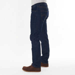 fairjeans dunkelblaue basic Jeans “Regular Navy” aus Bio-Baumwolle, fair