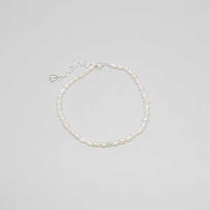 fejn jewelry Armband ‘pearl’ mit Süsswasserperlen Silber/vergoldet
