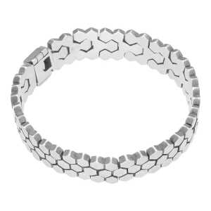 pakilia Silber Armband Hexagon Fair-Trade und handmade