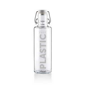 soulbottles soulbottle 0,6l • Trinkflasche aus Glas • “Plastic free”