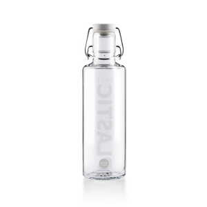 soulbottles soulbottle 0,6l • Trinkflasche aus Glas • “Plastic free”