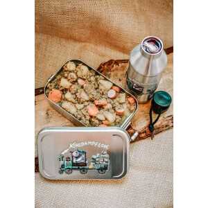 tindobo Edelstahl SET Lunchbox & Trinkflasche Kohldapflok