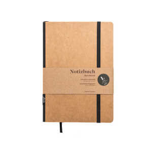 tyyp Design-Notizbuch A5 100 % Recyclingpapier “Klassik – CRAFT – Natur”