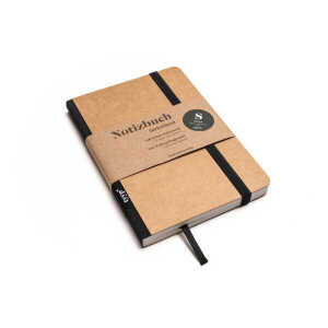 tyyp Nachhaltiges Design-Notizbuch A6 aus 100 % Recyclingpapier “Klassik – CRAFT Natur”