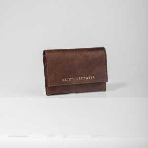 ALICIA VICTORIA, Das kleine Portemonnaie aus Leder, die Charakterstarke