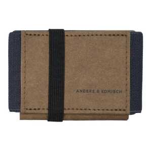 ANDERS & KOMISCH Mini Portemonnaie mit Münzfach “A&K MINI” slim wallet Braun
