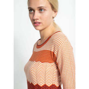 Alma & Lovis Muster-Pullover aus Bio-Baumwolle | Geo Shirt