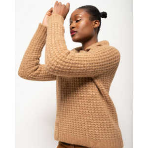 Alma & Lovis Pullover aus Alpaka und Bio-Baumwolle ‘Polo Pullover’